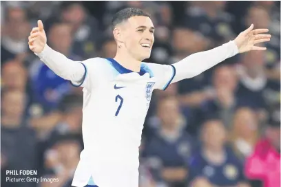  ?? Picture: Getty Images ?? PHIL FODEN