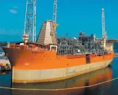  ?? PHOTO COURTOISIE ?? La fuite a été détectée vendredi dans les champs pétrolifèr­es de White Rose par le navire de production de pétrole SeaRose.