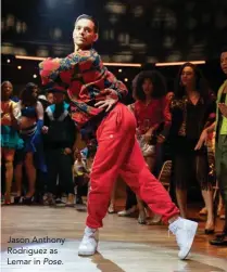  ??  ?? Jason Anthony Rodriguez as Lemar in Pose.