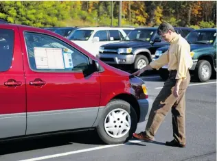  ?? THINKSTOCK ?? Tire kicking is the last step in car buying, preceded by extensive research on price and features.