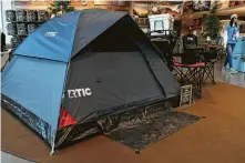  ??  ?? Tents and ceramic grills are new products for Rtic. “How we keep ahead and keep growing is new products and expanding our footprint,” says CEO John Jacobsen.