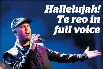  ??  ?? Stan Walker and (inset) Ria Hall will lead a massive outdoor karaoke, with waiata sung in te reo.