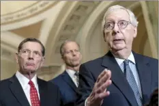  ?? AP photo ?? Senate Minority Leader Mitch McConnell of Ky.