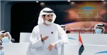  ??  ?? On Monday, Sheikh Hamdan bin Mohammed bin Rashid Al Maktoum, Crown Prince of Dubai, was in the thick of the action. He visited the MBRSC where teams are waiting with bated breath for Hope’s entry into the Martian orbit. — Photo courtesy: Twitter