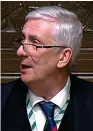  ??  ?? Mute point: Speaker Sir Lindsay Hoyle threatens to silence PM again