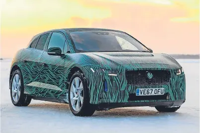  ??  ?? The Jaguar I-pace will be available to order from March.