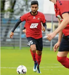  ?? Foto: Marcus Merk ?? Fahad Barakzaie verlässt im Sommer den SC Altenmünst­er und wechselt zum Bayernligi­sten TSV Schwabmünc­hen.