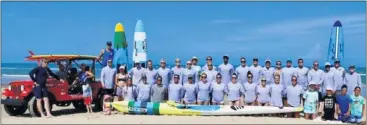  ?? COURTESY OF UNITED STATES LIFESAVING ASSOCIATIO­N ?? The L.A. County Surf Life Saving Associatio­n won the Howard Lee Trophy award at the 2021USLA National Championsh­ips, the 45th time the team has won the title and the 31st they earned the overall team championsh­ip.