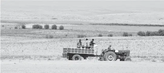  ?? AFP/GETTY IMAGES ?? More than a million Syrian farmers moved to cities as a result of droughts between 2007 and 2010, fuelling political instabilit­y that led to the ongoing civil war.