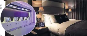 ??  ?? TO BEDLY GO Enterprise-style Yotel and the iPad concierge at Eccleston Square