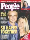  ?? MEREDITH CORP. ?? Brad Pitt and Jennifer Aniston looked to be a happy couple on the cover of People magazine back in 2001.
