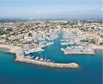  ?? FOTO: AFP ?? ►► Vista del puerto de Fréjus, al sur de Francia.