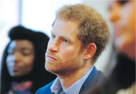  ??  ?? In an interview published Monday, Prince Harry, 32, says he sought profession­al counsellin­g in his late 20s to deal with the mental health struggles he dealt with following the death of his mother in 1997.