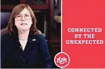  ?? COURTESY OF UNM ?? UNM President Garnett Stokes gives her “State of the University” address online. During the speech, Stokes talked about the highlights and challenges seen at UNM in the past year.