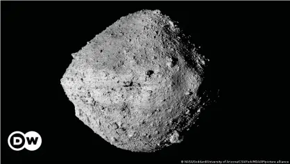  ??  ?? Una ilustració­n del asteroide Bennu.