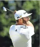  ?? NIKKI ?? Dustin Johnson tees off on 12 at the FedEx St. Jude Classic in 2016. BOERTMAN/THE COMMERCIAL APPEAL