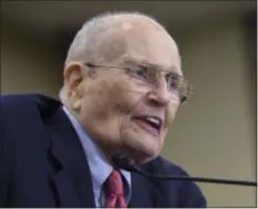  ?? ASSOCIATED PRESS ?? Former Rep. John Dingell, D-Mich., is shown in 2015. Dingell, the longest-serving member of Congress in American history, died Thursday at age 92.