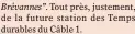  ?? ?? Tout près, justement, de la future station des Temps durables du Câble 1.