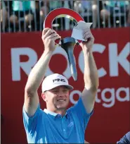  ?? (AP/Carlos Osorio) ?? Nate Lashley, who won the Rocket Mortgage Classic last year in Detroit, is participat­ing in the Scottsdale Open this week featuring more than a dozen players with PGA Tour experience.