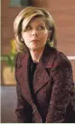  ?? PATRICK HARBRON / CBS ?? Christine Baranski returns as Diane Lockhart in “The Good Fight.”