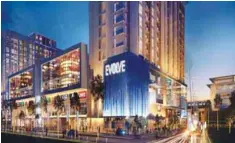  ??  ?? Artist impression of the Evolve Concept Mall.