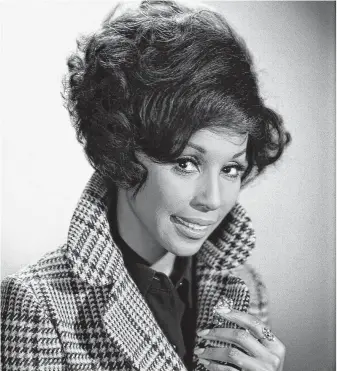  ?? Jean-Jacques Levy / Associated Press ?? Julia Baker is the character Diahann Carroll played on the groundbrea­king sitcom “Julia,” on which she became the first to portray an African American woman in a profession­al role.