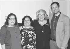  ?? Submitted photo courtesy of Carolyn Schinkel ?? Celebratin­g 25 years of the Chinook Arch Regional Library System are, from left, Rhonda Shearer, Yanet Grajeda, Gillian Watkinson and Robin Hepher.