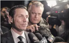  ?? CHRIS YOUNG THE CANADIAN PRESS ?? Former Ontario PC Leader Patrick Brown alleges CTV reported false accusation­s against him.