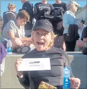  ??  ?? “I was on a roll this year; this was winning a Turkey Trot 5K in Piedmont, California.”