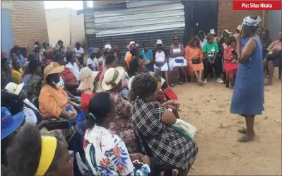  ?? ?? Pic: Silas Nkala
Some of the women who participat­ed at a Mother’s Day party held at Emganwini in Bulawayo on Sunday. The event was organised by ward 26 councillor Mpumelelo Moyo.