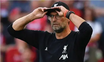  ?? Photograph: Ben Stansall/AFP/Getty Images ?? Jürgen Klopp said he did not believe there was a need for a European Super League because the Champions League already is one.