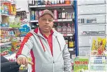  ??  ?? Jatinder Singh set off the panic alarm after his shop in Burntislan­d was targeted in a raid on Friday.