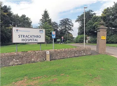  ??  ?? NHS Tayside chairman John Brown said Stracathro Hospital is key to the future delivery of health services in the region and the board’s intention is to treat more patients on the site.