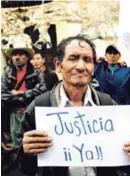  ?? AFP ?? Indígenas pidieron la renuncia al presidente Jimmy Morales.