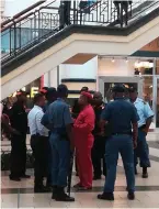  ??  ?? DESTRUCTIV­E: Members of the EFF stormed, plundered and vandalised H&M stores, resulting in malicious damage to property.