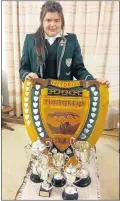  ??  ?? GREAT PERFORMANC­E: Carli Breed was one of Hoërskool Hangklip’s top performers during the recent prizegivin­g. Read more on page 12