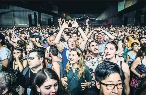  ?? LLIBERT TEIXIDÓ ?? La asistencia masiva fue una constante a lo largo de las noches del festival