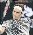  ??  ?? Roger Federer