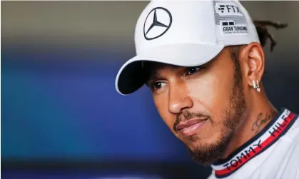  ?? Photograph: Peter J Fox/Getty Images ?? Lewis Hamilton at the Suzuka Circuit for the Japanese Grand Prix.