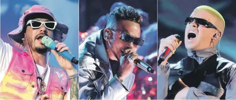  ?? ?? Temas de Balvin, Ozuna y Bad Bunny se mezclan de vez en cuando con colegas de la bachata, el merengue o la salsa.