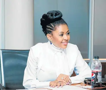  ?? /Supplied ?? Fresh footage: Basetsana Kumalo, who coproduces the successful Top Billing, has struck the right chord with viewers through several shows on Mzansi Magic. She says the winning formula has been providing authentic content that resonates with viewers.