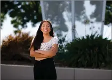  ?? RANDY VAZQUEZ — STAFF PHOTOGRAPH­ER ?? Fatima Maciel, a senior at Evergreen Valley High School, recently received the San Jose Police Chief’s Scholarshi­p. She’ll be attending UC San Diego.