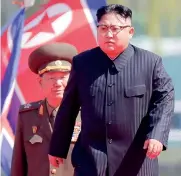  ?? AP ?? Dittatore. Il leader nordcorean­o Kim Jong Un