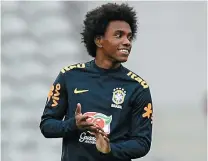  ?? PEDRO MARTINS/ MOWA PRESS ?? Homem de confiança. Willian está em alta com Tite