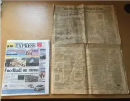  ??  ?? The Kentish Express now and then in 1899, above and below; bottom, a Victorian harvest