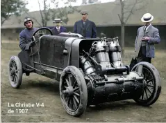  ??  ?? La Christie V-4 de 1907