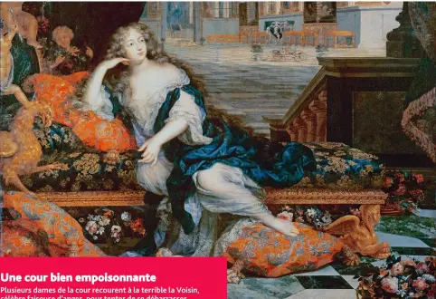  ??  ?? Portrait par Henri Gascard de Madame de Montespan dans son château de Clagny, dessiné pour elle par Jules HardouinMa­nsart.