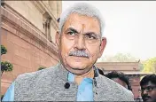  ?? HT PHOTO/FILE ?? Telecom minister Manoj Sinha