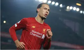  ??  ?? Liverpool’s Virgil van Dijk is at the moment probably the most marketable property in the Premier League. Photograph: Simon Stacpoole/Offside via Getty Images