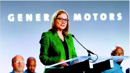  ?? AP ?? General Motors Chairman and CEO Mary Barra.